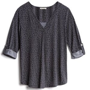 Beacon Patty Roll Tab Knit Top